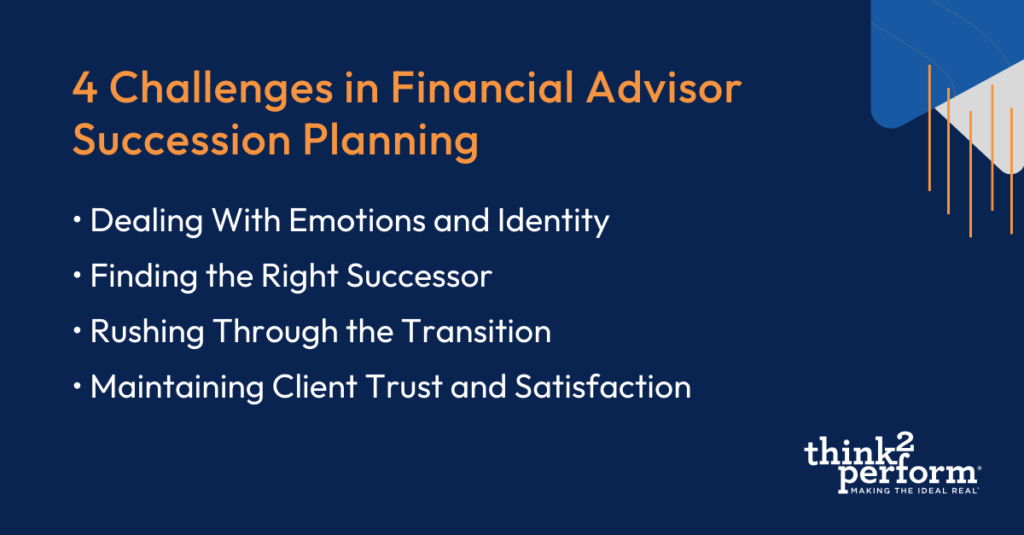 4 Challenges in Financial Advisor Succession Planning