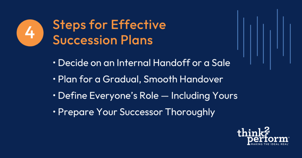 4 Steps for Effective Succession Plans